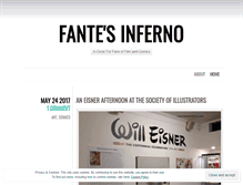 Tablet Screenshot of fantesinferno.com